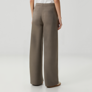 Simple and versatile high-waisted women's casual trousers