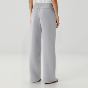 Versatile elastic waist women's casual trousers