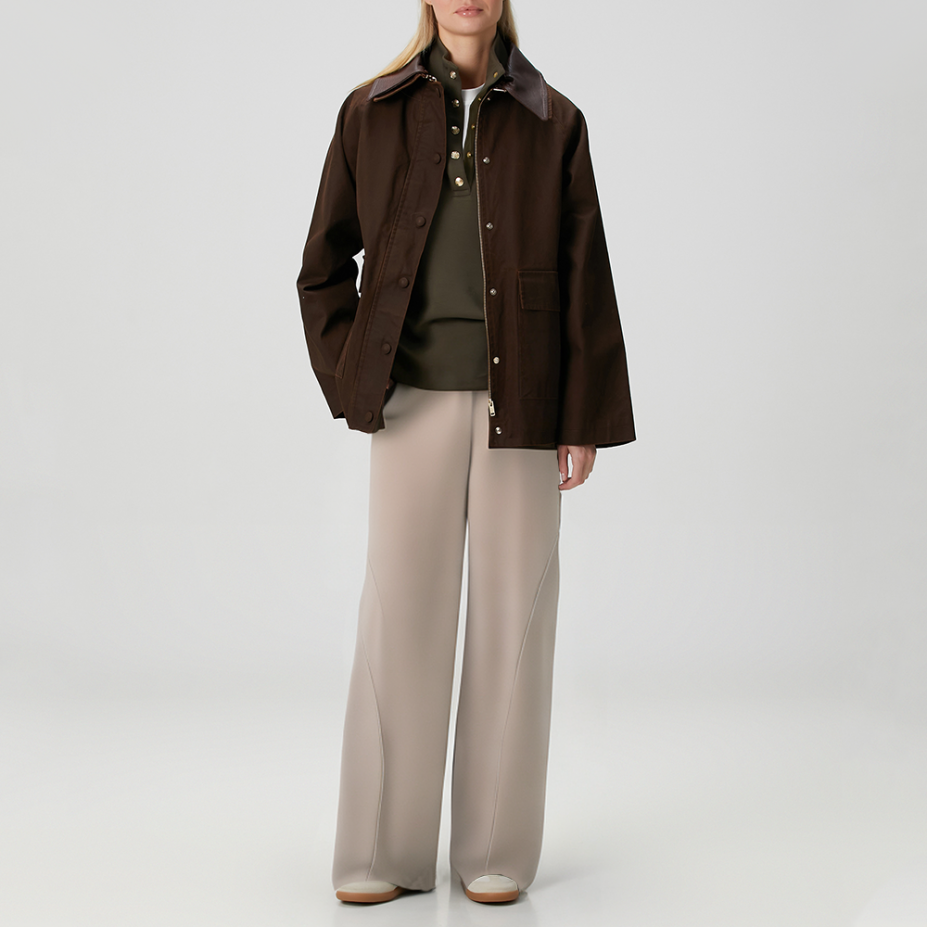 Elastic waist comfortable women's casual trousers