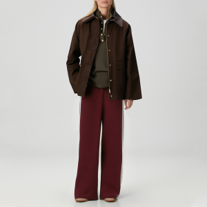 Autumn side lace loose women's casual trousers