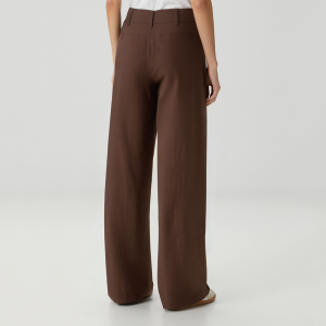 Simple and versatile pleated women's casual trousers