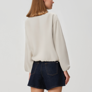 Autumn fashion lapel zipper women's jacket