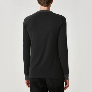 Men's casual button placket long sleeves