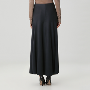 Retro high waist loose women's skirt