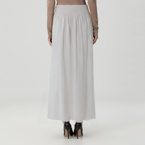 White high waist loose women's skirt