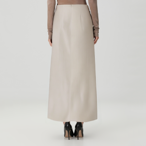 Versatile slit straight skirt for women