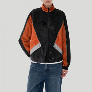 Patchwork breathable loose men's jacket