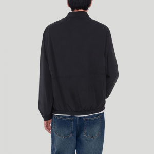 Black lightweight breathable men's jacket