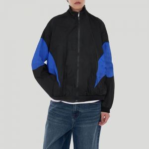 High-quality colorblock windproof men's jacket