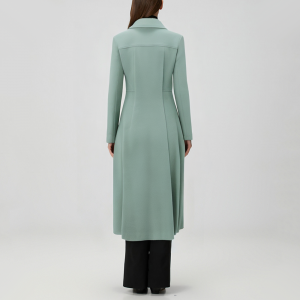 Stylish autumn double-breasted women's trench coat