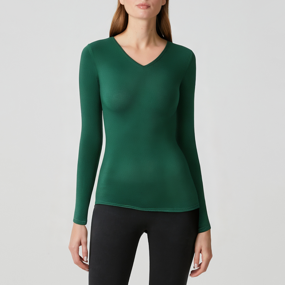 Lightweight stretch slim fit women's long sleeves